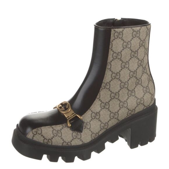 Gucci GG Logo Booties - Picture 1 of 4